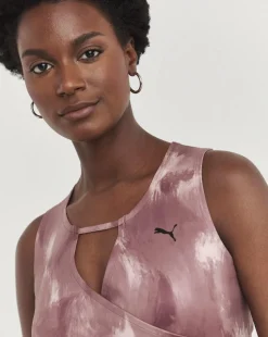 PUMA Studio All Over Print Crop Top