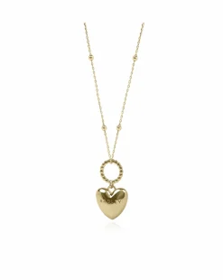 Radley 18ct Gold Plated Hanging Heart Pendant Necklace