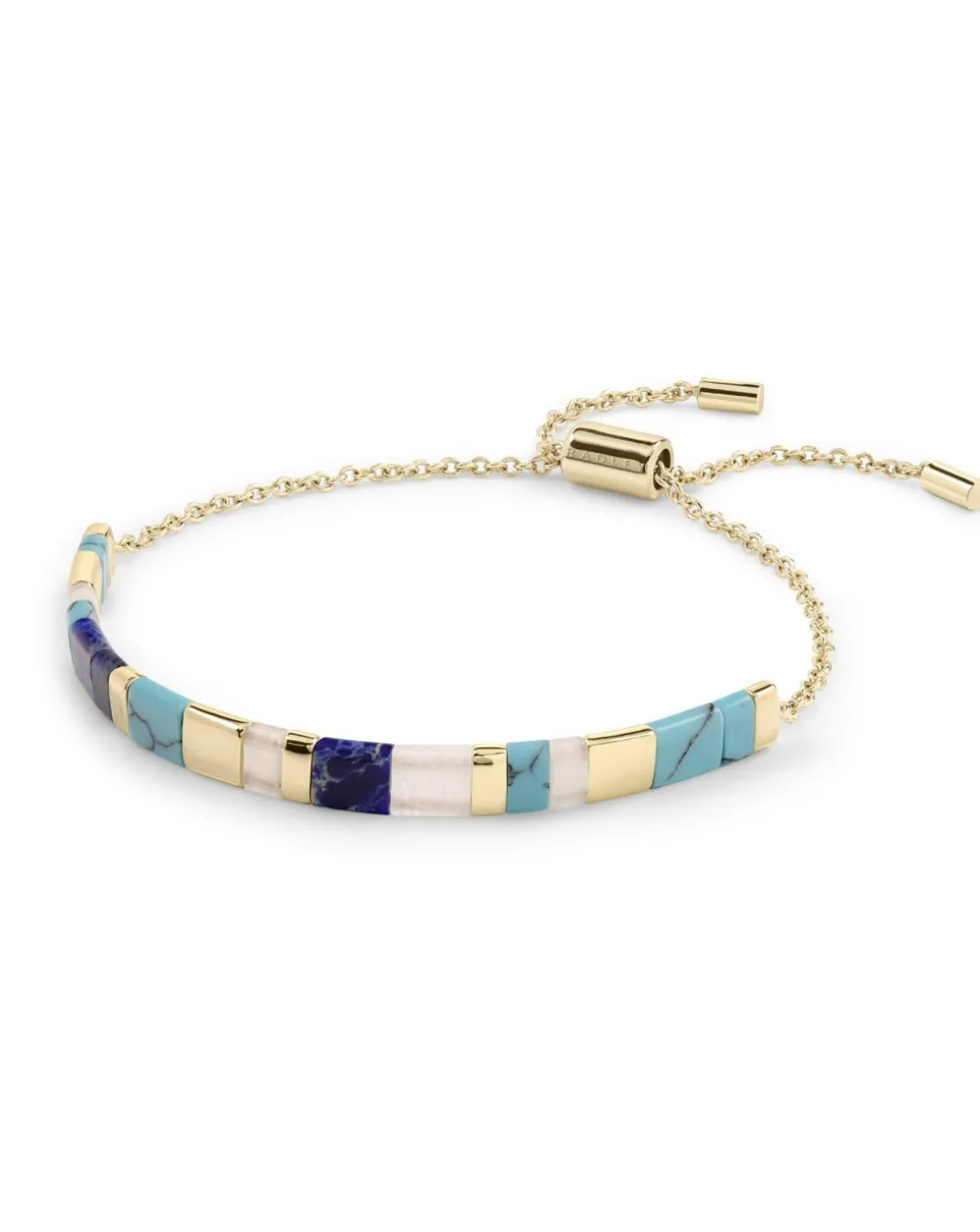 Radley 18ct Gold Plated Semi Precious Stone Friendship Bracelet