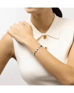 Radley 18ct Gold Plated Semi Precious Stone Friendship Bracelet