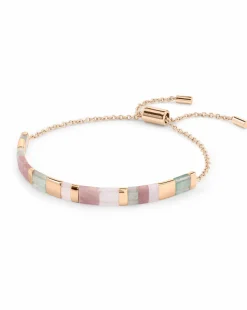 Radley 18ct Rose Gold Semi Precious Stone Friendship Bracelet