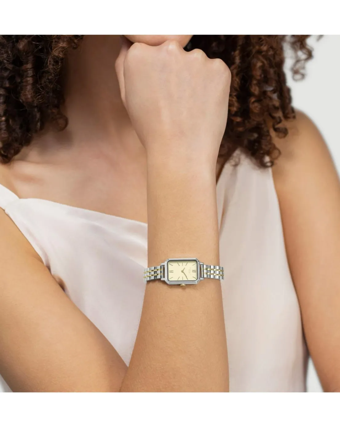 Radley Ladies Two Tone Rectangle Bracelet Watch