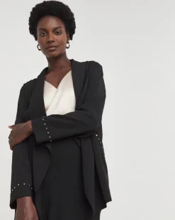 Religion Studded Waterfall Jacket