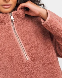 Rose Borg Longline Quarter Zip Jacket