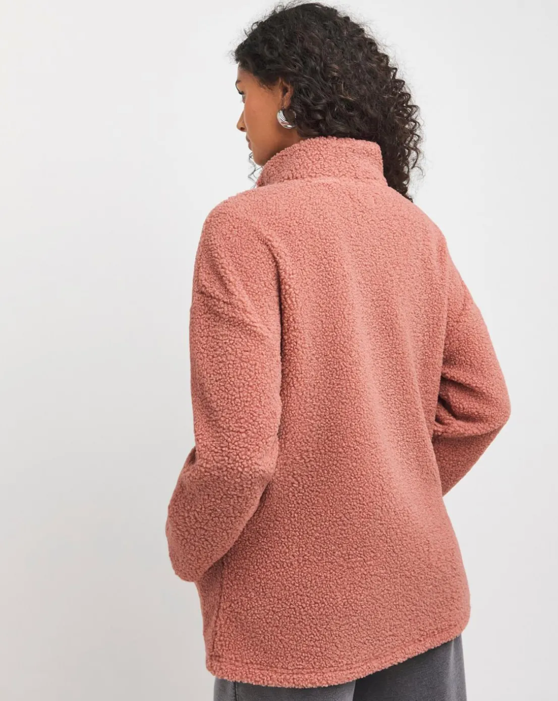 Rose Borg Longline Quarter Zip Jacket