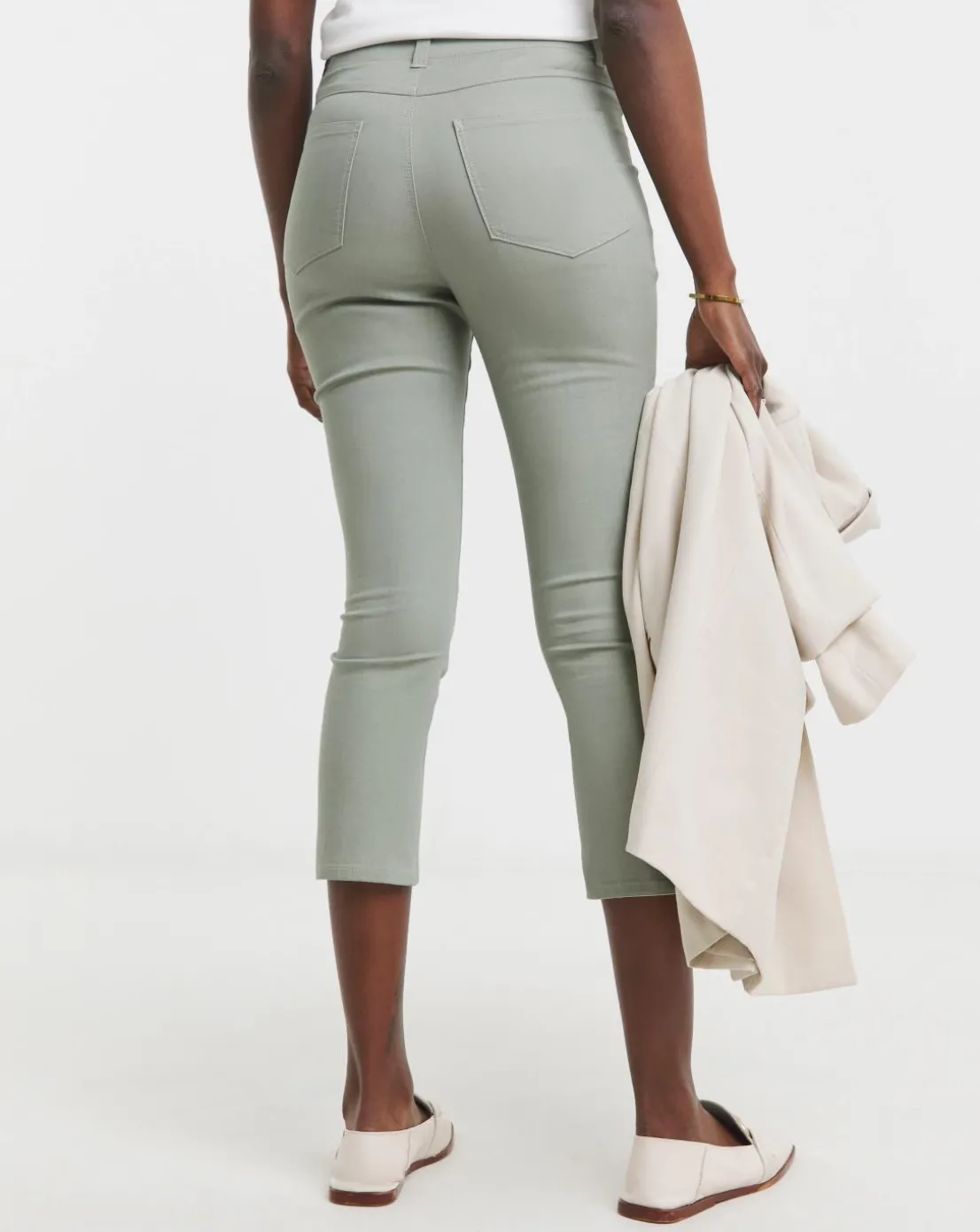 Sage Stretch Crop Jeggings
