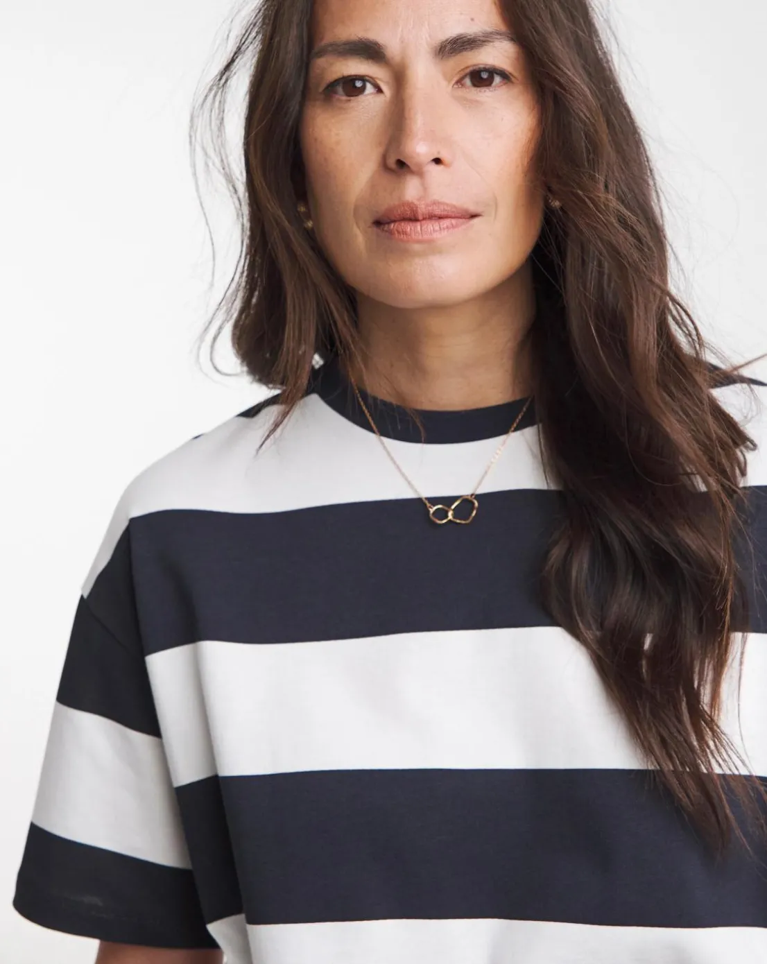 Short Sleeve Wide Stripe T-Shirt