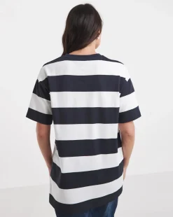 Short Sleeve Wide Stripe T-Shirt