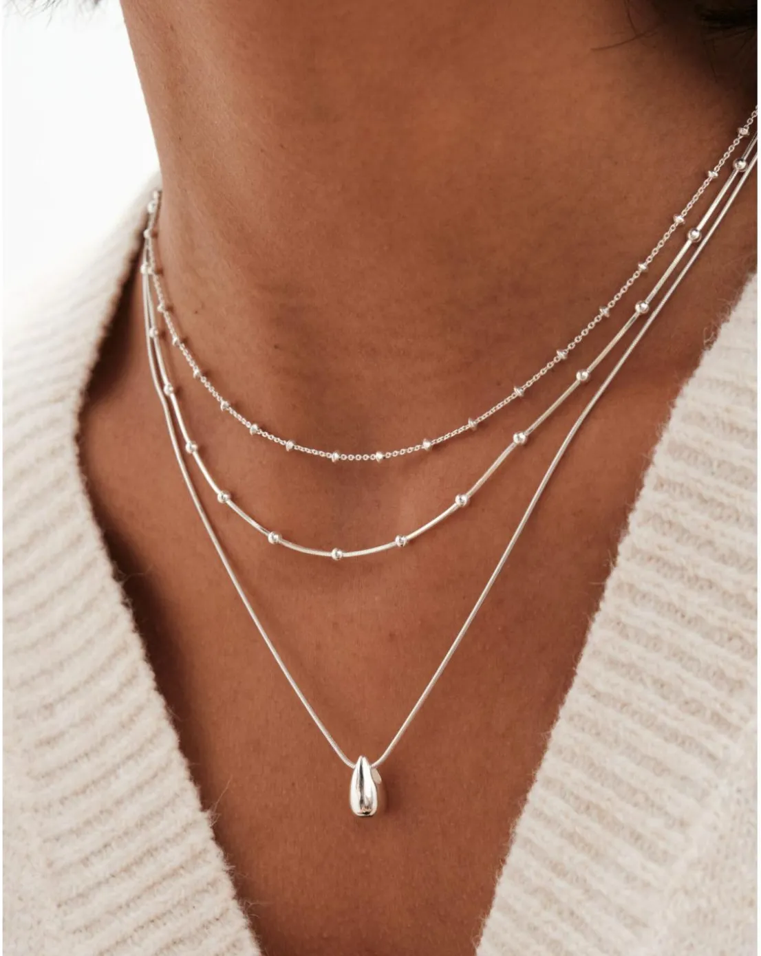 Simply Silver 925 Ball Chain Necklace