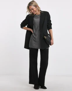 Slash Neck Longline Top