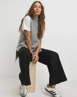 Sleeveless Roll Neck Tunic