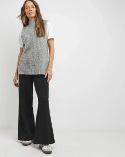 Sleeveless Roll Neck Tunic