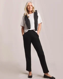 Slimma Black Comfort Fit Straight Leg Trouser Regular