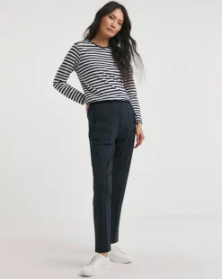 Slimma Comfort Fit Navy Trouser Regular