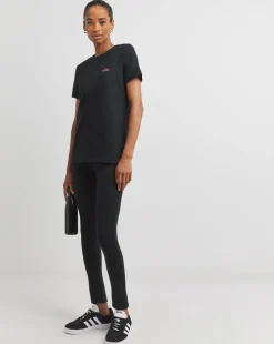 Snowdonia Black Chest Print T-Shirt