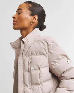 Snowdonia Blush Shower Proof Short Padded Jacket