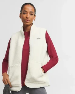 Snowdonia Ecru Borg Lined Gilet