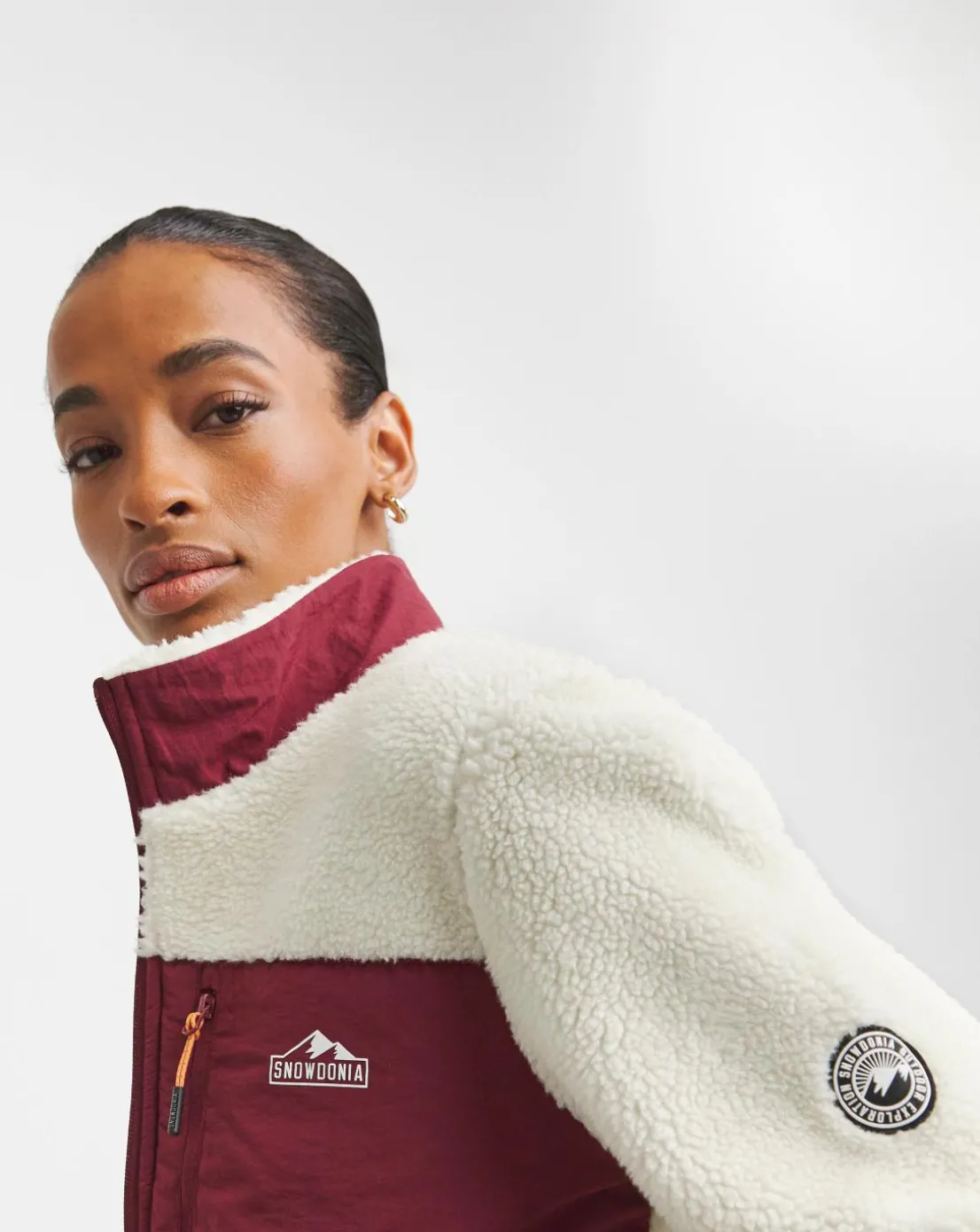 Snowdonia Ecru Borg Lined Jacket