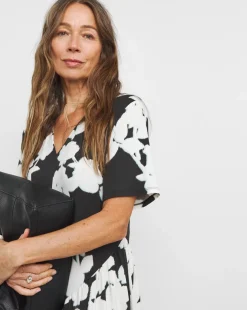 Soft Touch Asymmetric Seam Maxi Dress