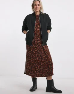 Soft Touch Half Sleeve Midi T-Shirt Dress