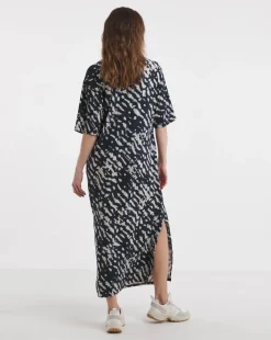 Soft Touch Half Sleeve Midi T-Shirt Dress