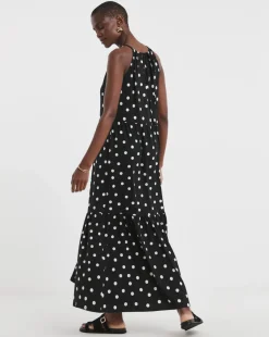 Soft Touch Jersey Halter Neck Maxi Dresss