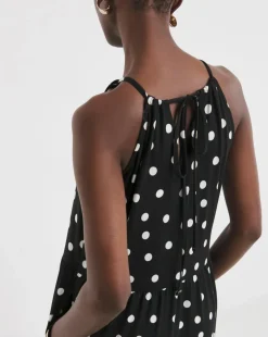 Soft Touch Jersey Halter Neck Maxi Dresss