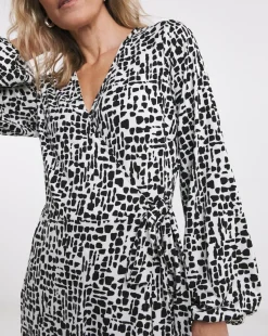 Soft Touch Long Sleeve Wrap Dress
