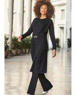 Sosandar Heatseal Fine Knit Midi Cardi