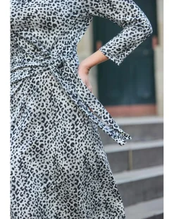 Sosandar Leopard Jersey Dress