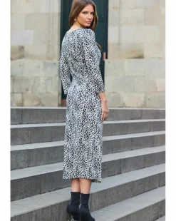 Sosandar Leopard Jersey Dress