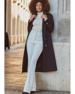 Sosandar Longline Trench Coat