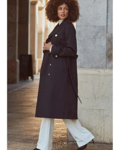 Sosandar Longline Trench Coat