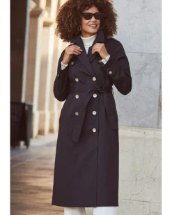Sosandar Longline Trench Coat