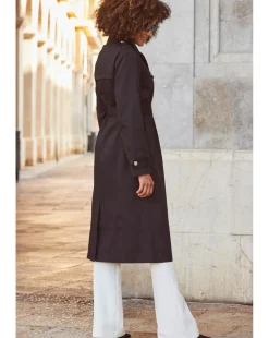 Sosandar Longline Trench Coat