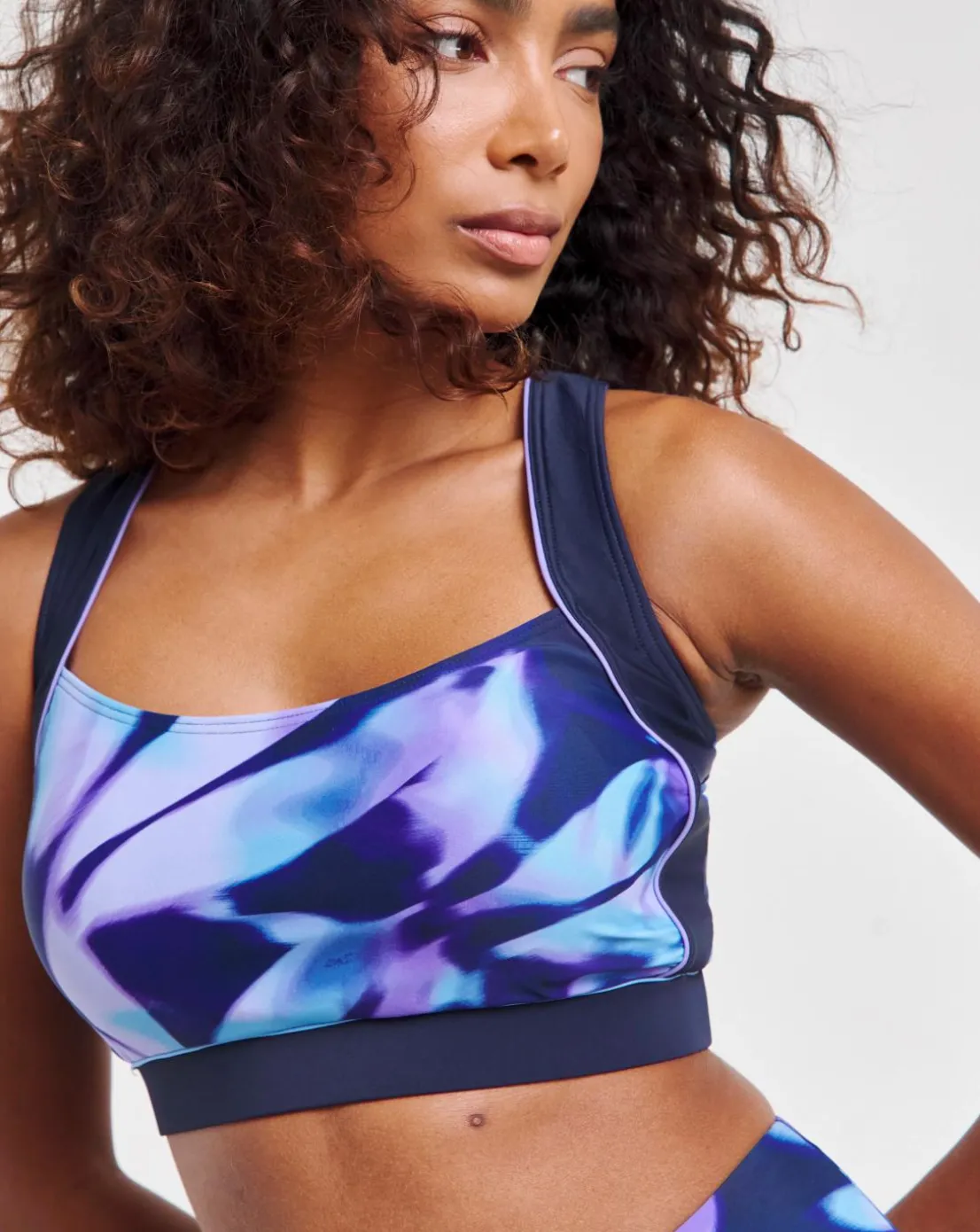 Sports Swim Crop Top