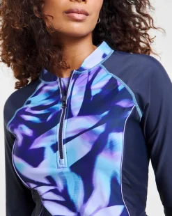 Sports Zip Up Rash Vest