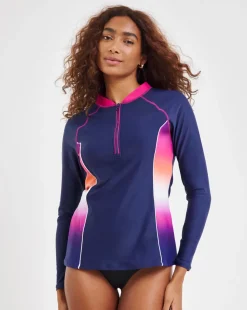 Sports Zip Up Rash Vest