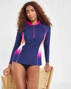 Sports Zip Up Rash Vest