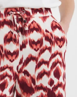 Spun Viscose Wide Leg Trousers