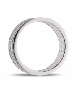 Sterling Silver Cubic Zirconia Full Eternity Band Ring