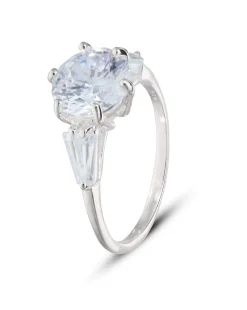 Sterling Silver Cubic Zirconia Ring