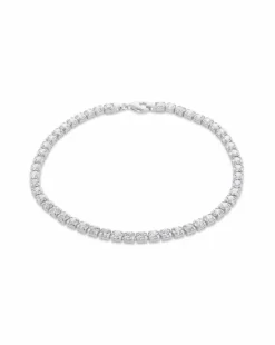 Sterling Silver CZ Tennis Bracelet