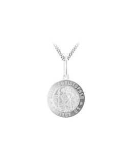 Sterling Silver St.Christopher Necklace