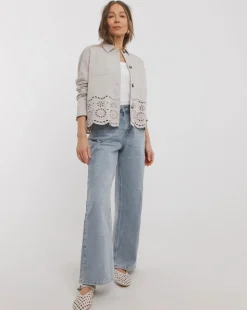 Stone Broderie Jacket