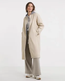 Stone Longline Bomber Jacket