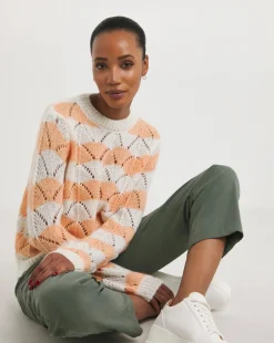 Stripe Crew Neck Jumper