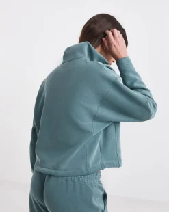 Sweaty Betty Sand Wash Funnel Neck Half Zip