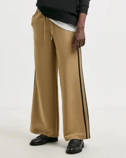 Tailored Side Stripe Wide Leg Trousers