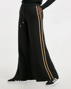 Tailored Side Stripe Wide Leg Trousers